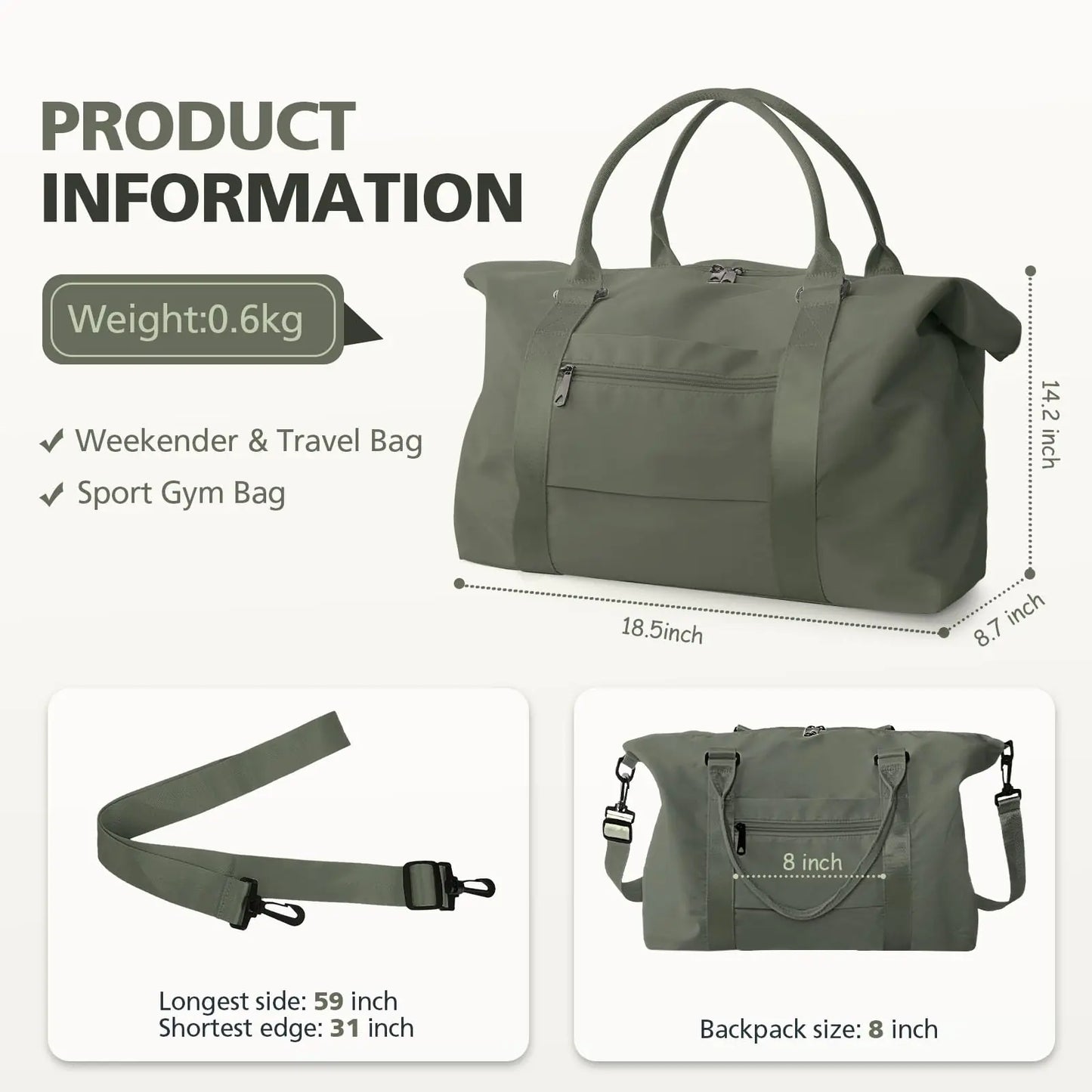 GymFlex Pro Duffle Bag