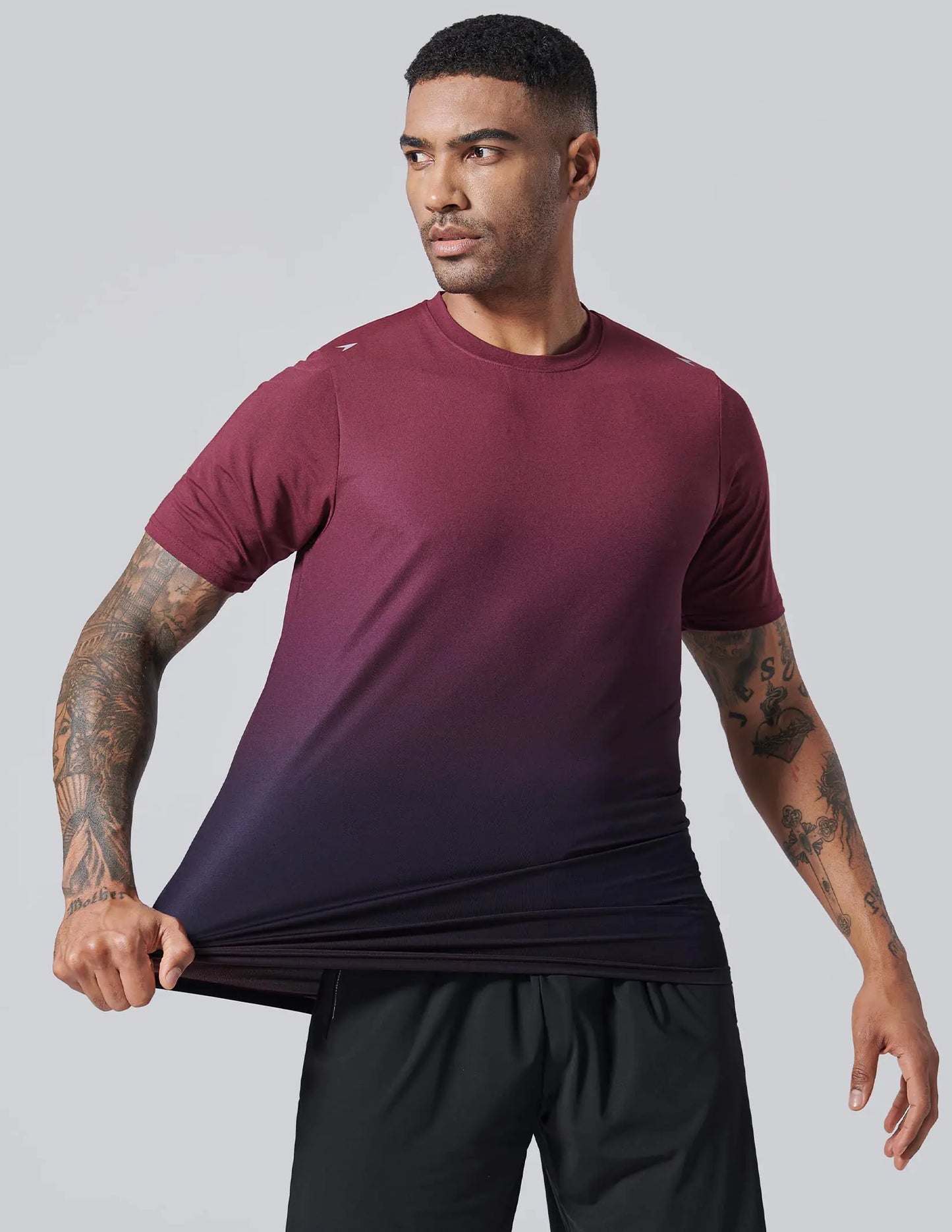 TurboFit Pro 5-Pack Men’s Performance Tees – Ultimate Quick-Dry Athletic Shirts for Running, Gym, and Workouts